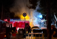 Πυρπόληση ΙΧ στον ΟΤΕ Αγίας Παρασκευής τα ξημερώματα της Κυριακής (video)